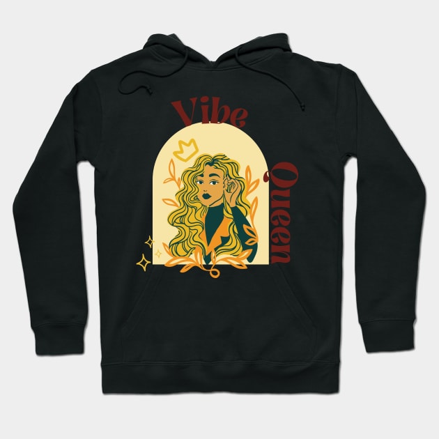 Bold Beauty: Vibe Queen's Signature Collection Hoodie by Calypsosky